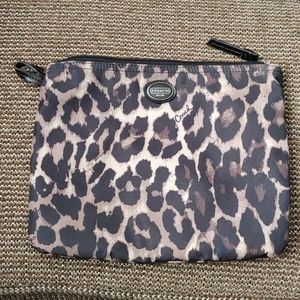 Coach Leopard Print Makeup Bag 